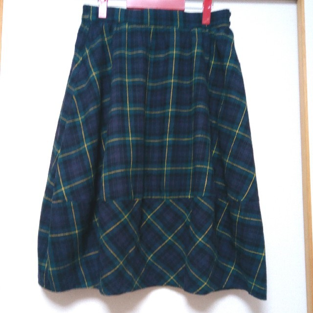 しまむら(シマムラ)のチェック柄　フランネルスカート　LL レディースのスカート(ひざ丈スカート)の商品写真