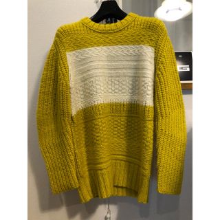 美品 ポールスミス Paul Smith バナナスリーブニット バイカラー M