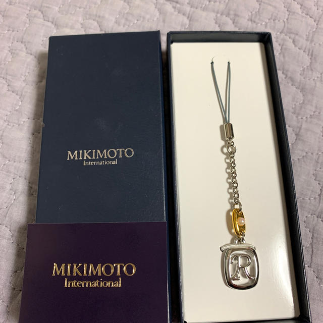 MIKIMOTO - ミキモト真珠 イニシャルストラップの通販 by besu｜ミキモトならラクマ