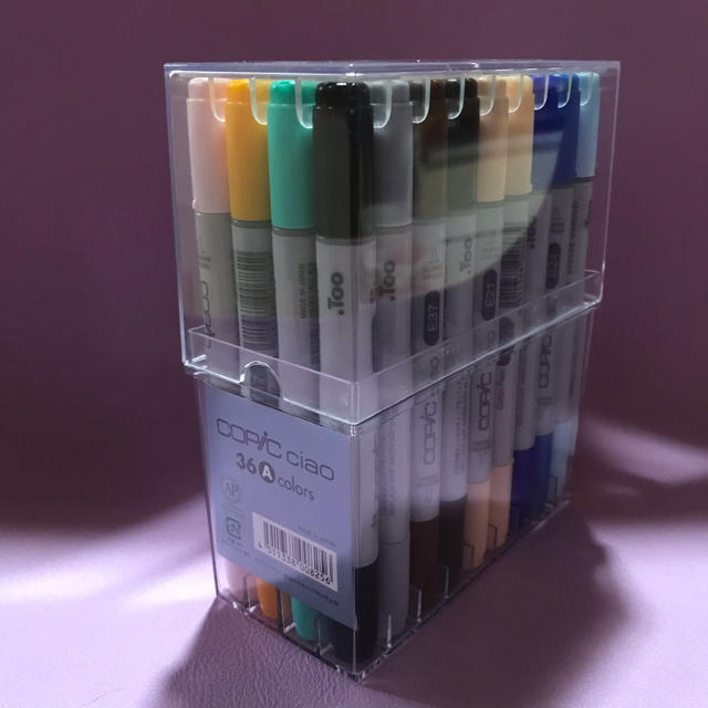 TOOLS(ツゥールズ)のコピック チャオ A 36色セット　送料込　ほとんど未使用　綺麗 エンタメ/ホビーのアート用品(カラーペン/コピック)の商品写真
