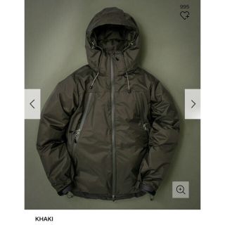 アーバンリサーチ(URBAN RESEARCH)の AURORA 3LAYER DOWN　BLOUSON サイズL カーキ ダウン(ダウンジャケット)