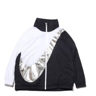 ナイキ(NIKE)のNIKE AS W NSW SWSH JKT WVN CB GEL BLACK (テーラードジャケット)