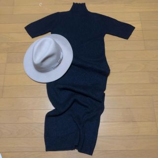 ザラ(ZARA)のZARA タートルニットワンピース(ロングワンピース/マキシワンピース)