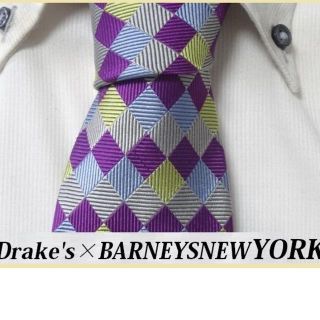 ドレイクス(DRAKES)の美品★Drake's×BARNEYSNEWYORK別注【カラフル】高級ネクタイ(ネクタイ)