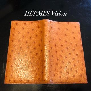 エルメス 手帳 オーストリッチ ビジョン-