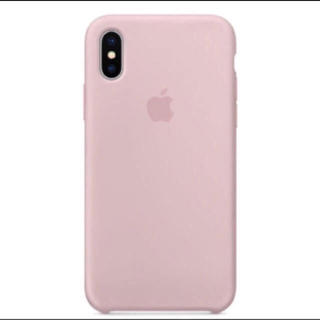 アップル(Apple)のiPhoneX純正シリコーンケース 新品未開封 ピンクサンド(iPhoneケース)