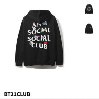 ボウダンショウネンダン(防弾少年団(BTS))のbts bt21 × ANTI SOCIAL CLUB パーカー(パーカー)