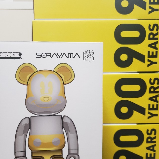 MEDICOM TOY(メディコムトイ)の5個 Bearbrick sorayama mickey  400% 100%  エンタメ/ホビーのおもちゃ/ぬいぐるみ(キャラクターグッズ)の商品写真