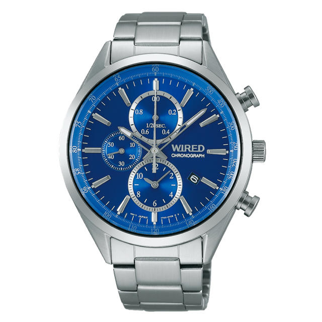 WIRED(ワイアード)の「美品」WIRED腕時計　AGAV110  (箱、保証書付き) メンズの時計(腕時計(アナログ))の商品写真