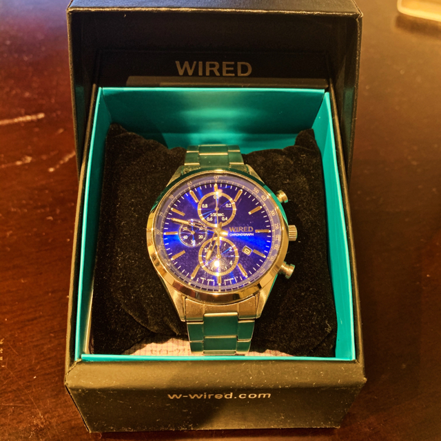 WIRED(ワイアード)の「美品」WIRED腕時計　AGAV110  (箱、保証書付き) メンズの時計(腕時計(アナログ))の商品写真