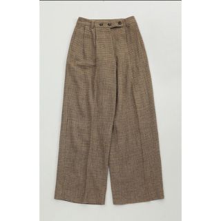 トゥデイフル(TODAYFUL)のwool check trousers pants(カジュアルパンツ)