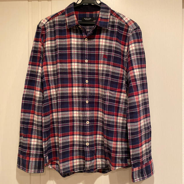 BURBERRY BLACK LABEL(バーバリーブラックレーベル)のバーバリーブラックレーベル　チェックシャツ　 メンズのトップス(シャツ)の商品写真