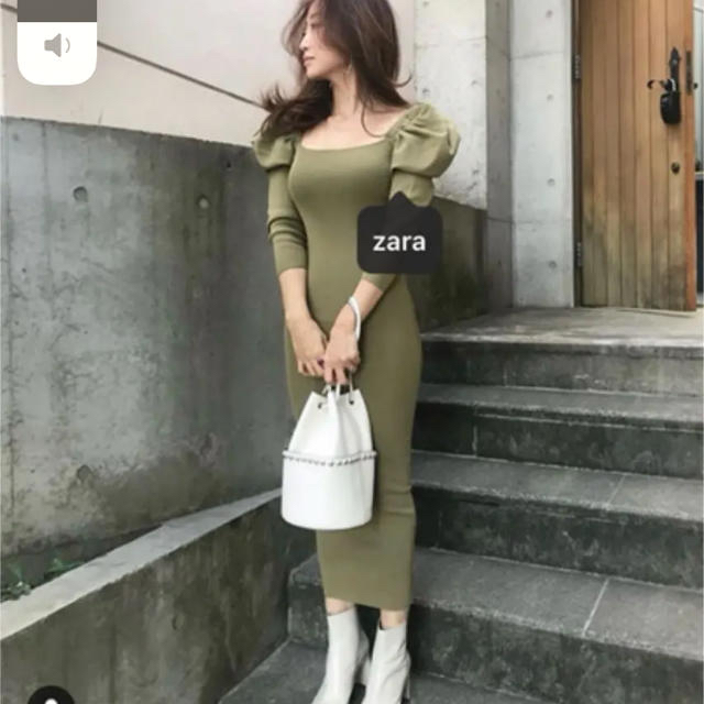 ZARA(ザラ)の神崎恵さん着用　ワンピース レディースのワンピース(ひざ丈ワンピース)の商品写真