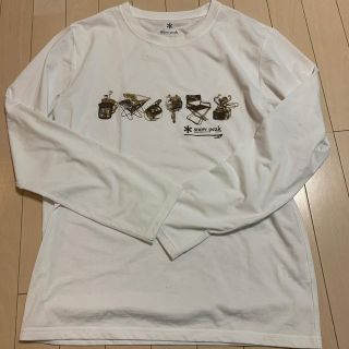 スノーピーク(Snow Peak)のsnowpeak ロンＴ(ホワイト)(Tシャツ/カットソー(七分/長袖))