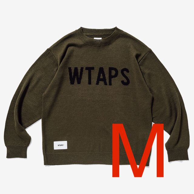 W)taps(ダブルタップス)のWTAPS DECK / SWEATER. WOAC OLIVE M 19AW メンズのトップス(ニット/セーター)の商品写真