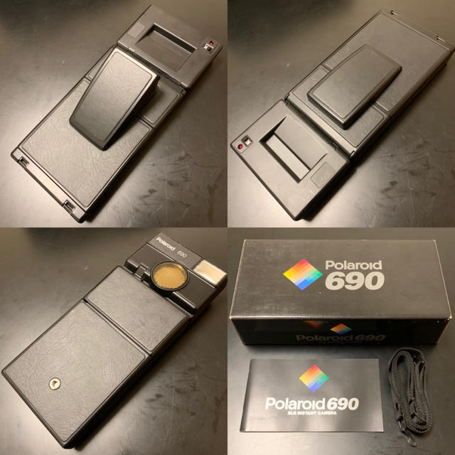 元箱付属 Polaroid 690 ポラロイド690 ストラップ 説明書