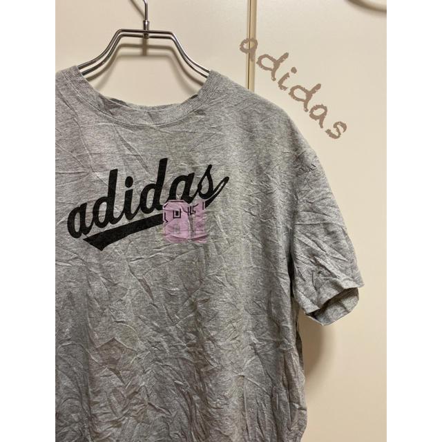 adidas(アディダス)のVINTAGE   古着 90's  adidasロゴＴシャツ メンズのトップス(Tシャツ/カットソー(半袖/袖なし))の商品写真