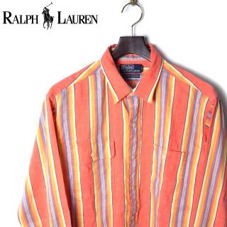 ポロラルフローレン(POLO RALPH LAUREN)の90s ポロ ラルフローレン マルチカラー ストライプ シャツ(シャツ)