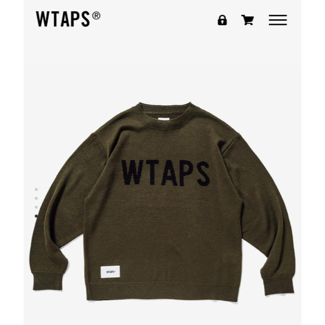 W)TAPS ダブルタップス DECK SWEATER WOAC OLIVE Mトップス