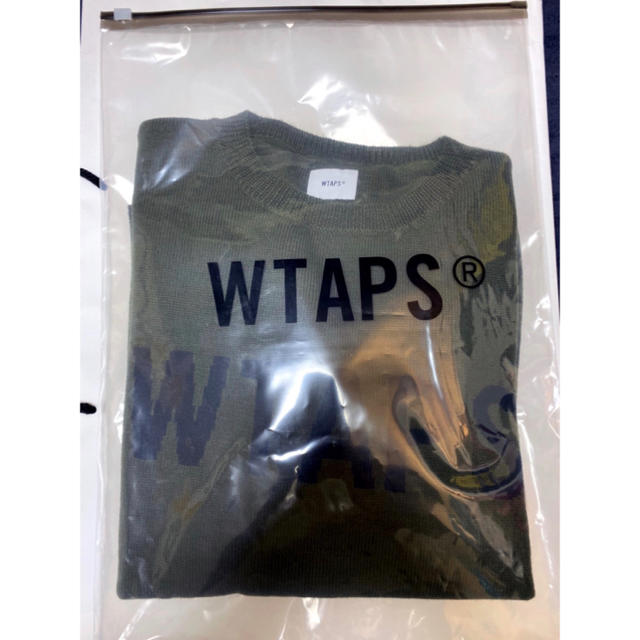 W)taps(ダブルタップス)のW)TAPS ダブルタップス DECK SWEATER WOAC OLIVE M メンズのトップス(ニット/セーター)の商品写真