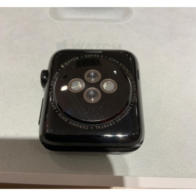 Apple Watch series3 セルラー 42mm ブラックステンレス