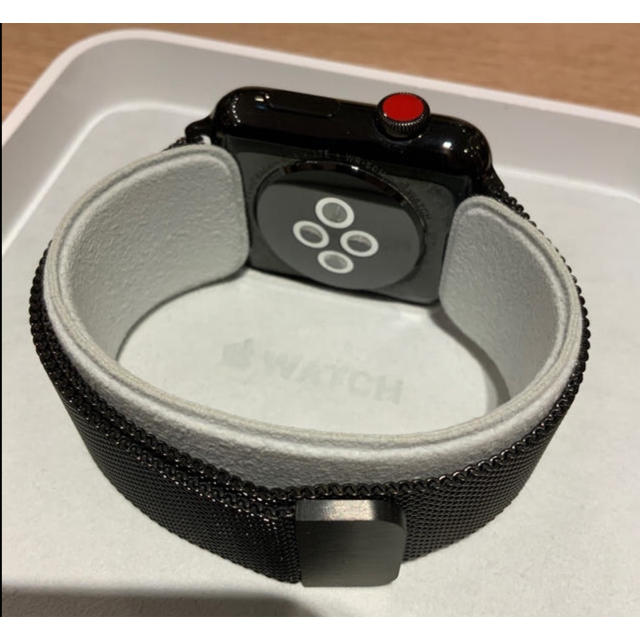 Apple Watch series3 セルラー 42mm ブラックステンレス