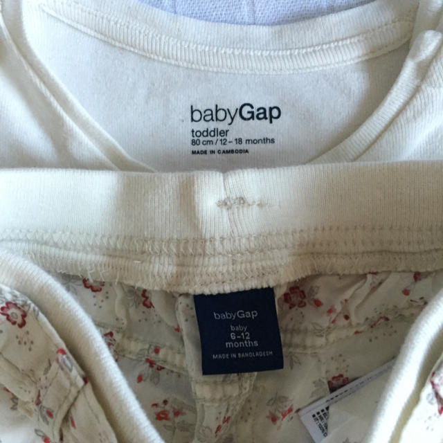 babyGAP(ベビーギャップ)のあ か り ん 。 様専用♡ キッズ/ベビー/マタニティのベビー服(~85cm)(パンツ)の商品写真