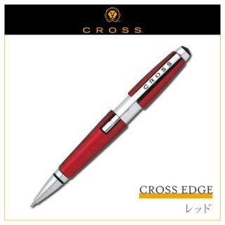 クロス(CROSS)のクロス　cross ボールペン　エッジ　ペンケース付　赤色(ペン/マーカー)