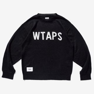 ダブルタップス(W)taps)のLサイズ 黒 WTAPS DECK SWEATER WOAC(ニット/セーター)