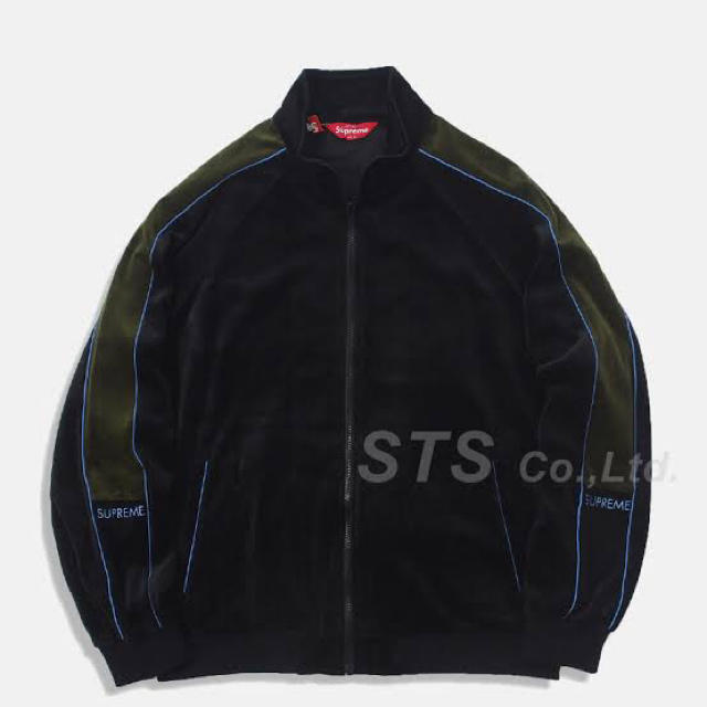 Supreme 18AW Velour Track Jacket