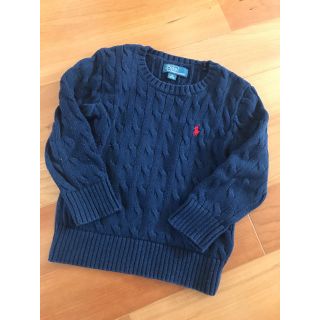 ラルフローレン(Ralph Lauren)のラルフローレン　ケーブルニット　ネイビー(ニット)