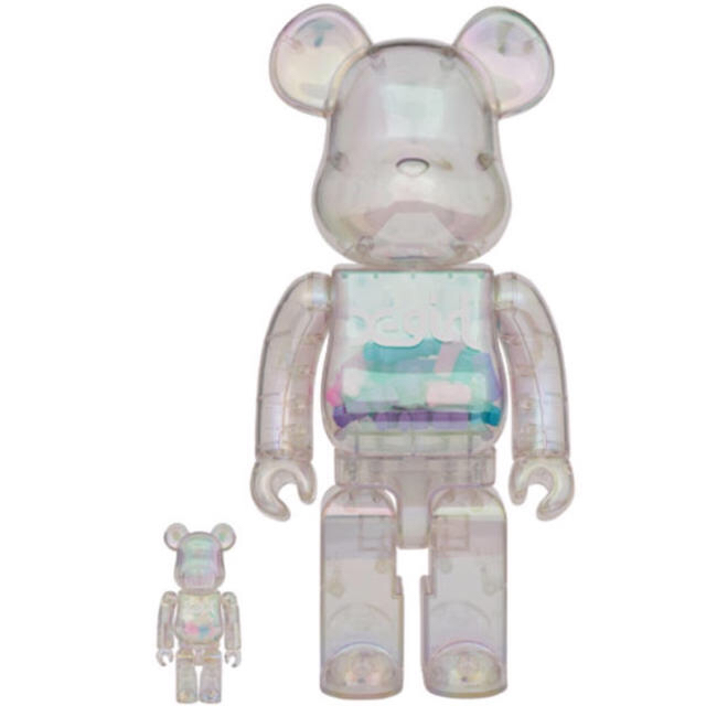 BE@RBRICK Mishka monochromatic 100\u0026400%