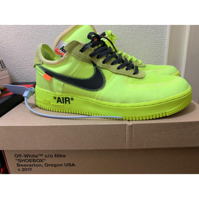 NIKE off-white ナイキ　オフホワイト　エアフォース1  ボルト靴/シューズ