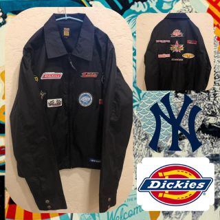 ディッキーズ(Dickies)のDickies ロゴワッペン付き ショート丈 コーチジャケット(ナイロンジャケット)