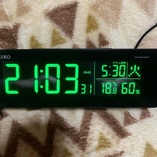 セイコー(SEIKO)のSEIKO 電波時計(置時計)