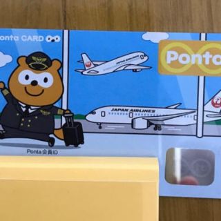 ジャル(ニホンコウクウ)(JAL(日本航空))のJAL pontaカード 新品未使用未登録品(キャラクターグッズ)