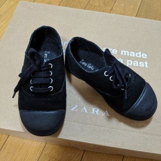 ザラキッズ(ZARA KIDS)のレザーファッションスニーカー　16.5(スニーカー)