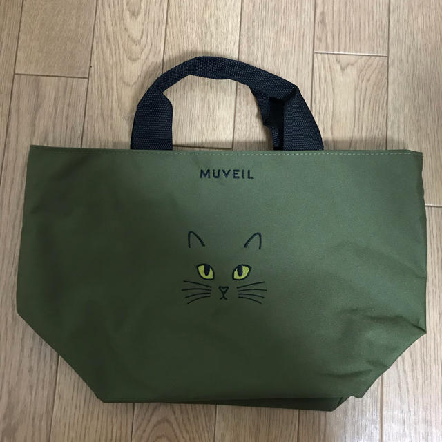 MUVEIL WORK(ミュベールワーク)のmuveilネコちゃん シャプリエ風 バッグ☆猫 ミュベール レディースのバッグ(トートバッグ)の商品写真