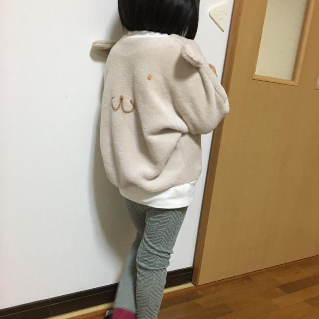 くまたんふわふわトレーナー キッズ/ベビー/マタニティのキッズ服女の子用(90cm~)(Tシャツ/カットソー)の商品写真