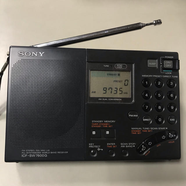 SONY ICF-SW7600G BCL Radio  ソニー 動作確認済み