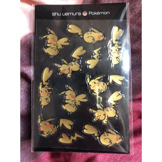 シュウウエムラ(shu uemura)のシュウウエムラ ピカチュウ  クリスマスコフレ シール(ノベルティグッズ)