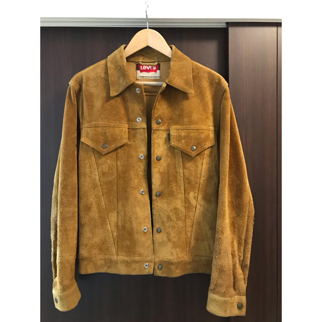 LEVI'S VINTAGE CLOTHING スエードジャケット BIGE | フリマアプリ ラクマ