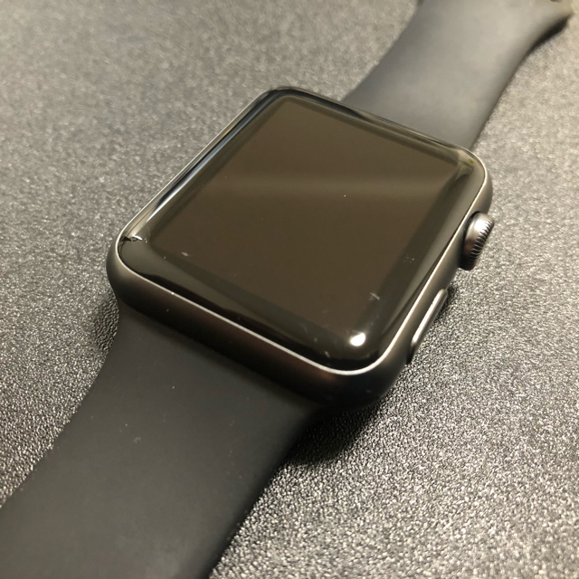 Apple Watch(アップルウォッチ)のApple Watch 第一世代(初代)　7000Series 42mm 黒 メンズの時計(腕時計(デジタル))の商品写真