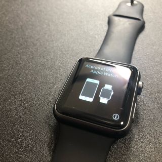 アップルウォッチ(Apple Watch)のApple Watch 第一世代(初代)　7000Series 42mm 黒(腕時計(デジタル))