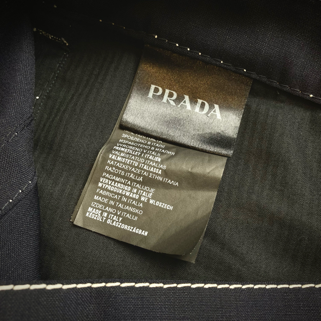 PRADA(プラダ)のPRADA 2015SS ネイビーモヘア スラックス 0番ステッチ メンズのパンツ(スラックス)の商品写真