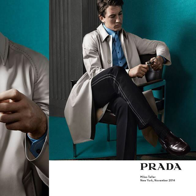 PRADA(プラダ)のPRADA 2015SS ネイビーモヘア スラックス 0番ステッチ メンズのパンツ(スラックス)の商品写真