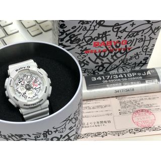 ベビージー(Baby-G)のG-SHOCK/baby-G/限定/BA-120KT/コラボ/ハローキティ/箱付(腕時計)