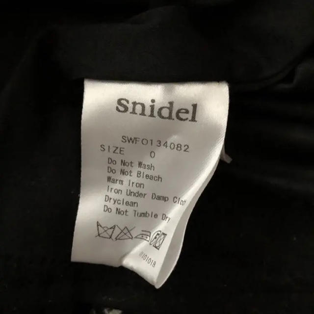 SNIDEL(スナイデル)のスナイデル ウールチェック ワンピース サイズ0 レディースのワンピース(ミニワンピース)の商品写真