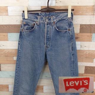 リーバイス(Levi's)の【LEVI'S 501】 美品 リーバイス ブルーストレートジーンズ デニム(デニム/ジーンズ)