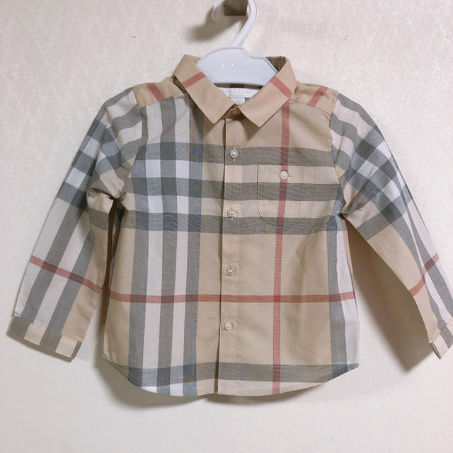 BURBERRY - 新品 未使用 バーバリー シャツ キッズ ベビー チェックの ...